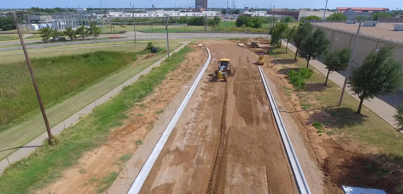 Wenonah Avenue site development grading