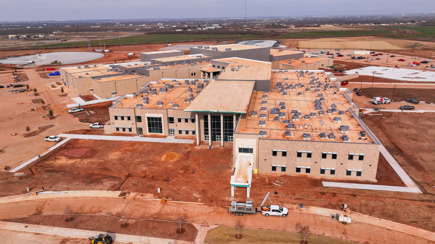 WFISD Legacy and Memorial High Schools construction site