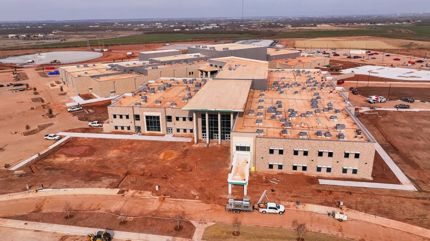 WFISD Legacy and Memorial High Schools construction site